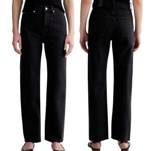 Everlane The Way High Black Straight Leg Jeans Size 0